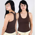 American Apparel Ladies' Rib Racerback Tank Top